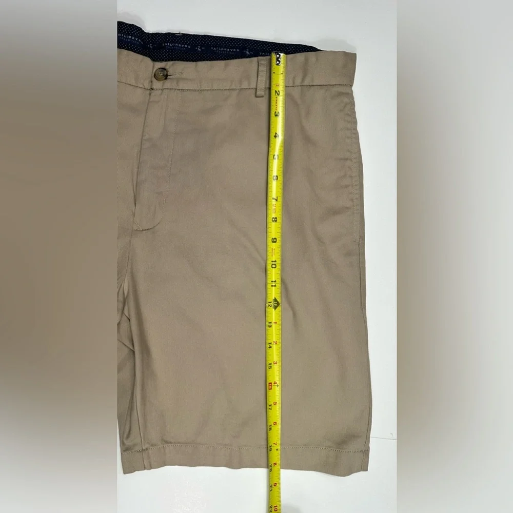 Tailorbyrd Men’s Flat Front Khaki Shorts Size 40 Waist